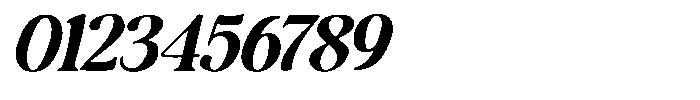Makers Serif Oblique Font OTHER CHARS