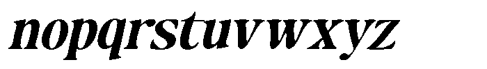 Makers Serif Oblique Font LOWERCASE