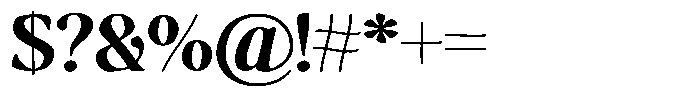 Makers Serif Regular Font OTHER CHARS