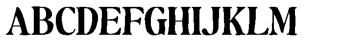 Makers Serif Regular Font UPPERCASE