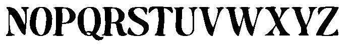 Makers Serif Regular Font UPPERCASE