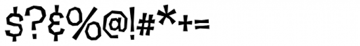 Makeshift AOE Font OTHER CHARS