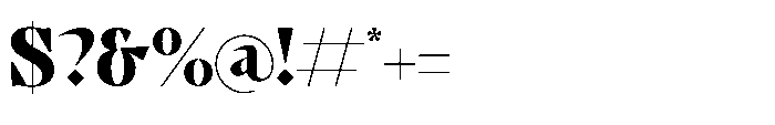 Makien Regular Font OTHER CHARS
