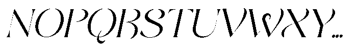 Makile Italic Font UPPERCASE