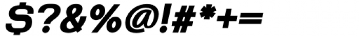 Makio Bold Italic Font OTHER CHARS