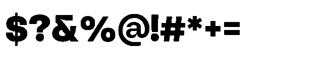 Makira Black Font OTHER CHARS