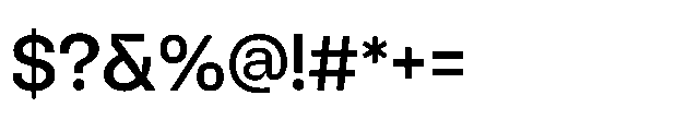 Makira Medium Font OTHER CHARS