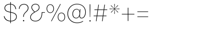 Makking Hairline Font OTHER CHARS