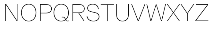 Makking Hairline Font UPPERCASE