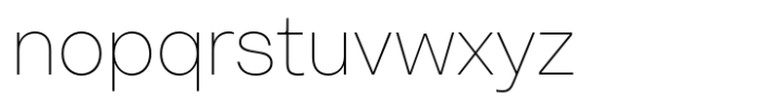 Makking Hairline Font LOWERCASE