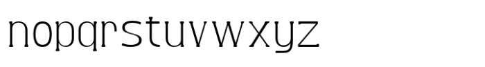 Makmest Thin Font LOWERCASE