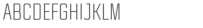 Mako Extra Light Font UPPERCASE
