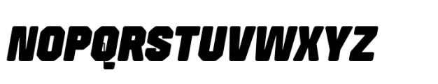 Mako Round Black Italic Font UPPERCASE