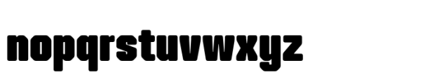 Mako Round Black Font LOWERCASE