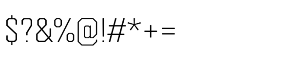 Mako Round Light Font OTHER CHARS