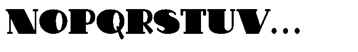 Makora Variable Makora Black Condensed Font UPPERCASE