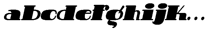 Makora Variable Makora Black Oblique Condensed FONT