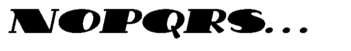 Makora Variable Makora Black Oblique Expanded Font UPPERCASE