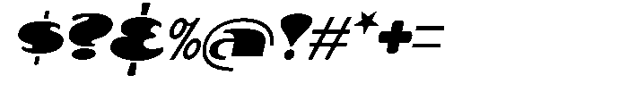 Makora Variable Makora Black Oblique Font OTHER CHARS