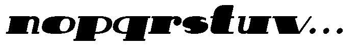 Makora Variable Makora Black Oblique Font LOWERCASE