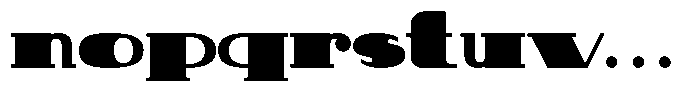 Makora Variable Makora Black Font LOWERCASE
