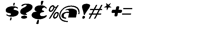 Makora Variable Makora Bold Oblique Font OTHER CHARS