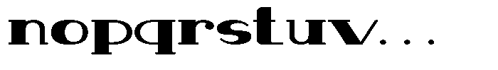 Makora Variable Makora Expanded Font LOWERCASE