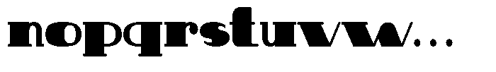 Makora Variable Makora Extra Bold Condensed Font LOWERCASE