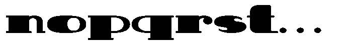 Makora Variable Makora Extra Bold Expanded Font LOWERCASE