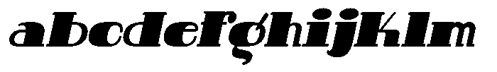 Makora Variable Makora Extra Bold Oblique Condensed FONT