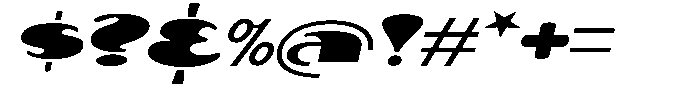 Makora Variable Makora Extra Bold Oblique Expanded Font OTHER CHARS