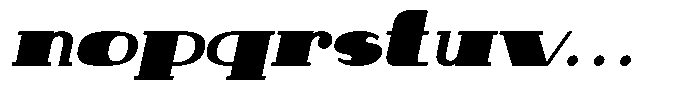Makora Variable Makora Extra Bold Oblique Font LOWERCASE