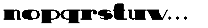 Makora Variable Makora Extra Bold Font LOWERCASE