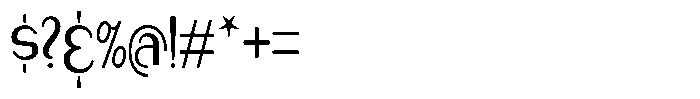 Makora Variable Makora Extra Light Condensed Font OTHER CHARS