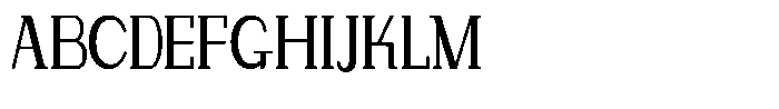 Makora Variable Makora Extra Light Condensed Font UPPERCASE