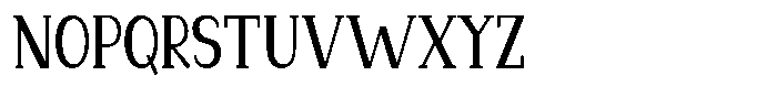 Makora Variable Makora Extra Light Condensed Font UPPERCASE