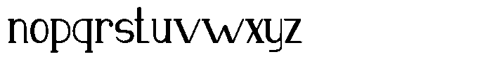 Makora Variable Makora Extra Light Condensed Font LOWERCASE