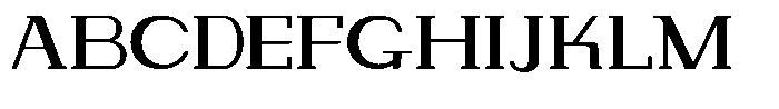 Makora Variable Makora Extra Light Expanded Font UPPERCASE
