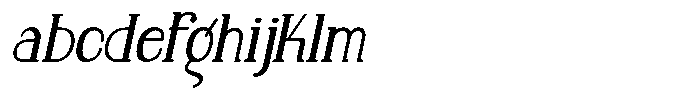 Makora Variable Makora Extra Light Oblique Condensed FONT