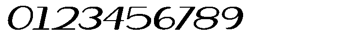 Makora Variable Makora Extra Light Oblique Expanded Font OTHER CHARS