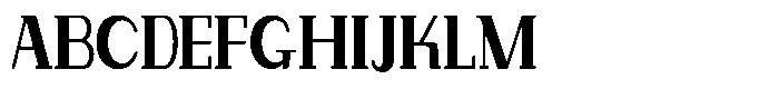 Makora Variable Makora Light Condensed Font UPPERCASE