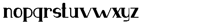 Makora Variable Makora Light Condensed Font LOWERCASE