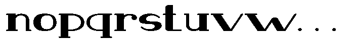 Makora Variable Makora Light Expanded Font LOWERCASE