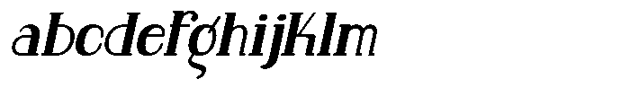 Makora Variable Makora Light Oblique Condensed FONT