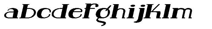 Makora Variable Makora Light Oblique Expanded FONT