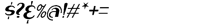 Makora Variable Makora Light Oblique Font OTHER CHARS