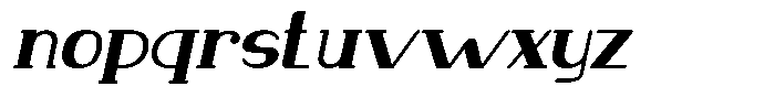 Makora Variable Makora Light Oblique Font LOWERCASE