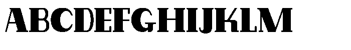 Makora Variable Makora Medium Condensed Font UPPERCASE