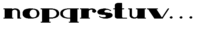 Makora Variable Makora Medium Expanded Font LOWERCASE