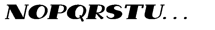 Makora Variable Makora Medium Oblique Expanded Font UPPERCASE